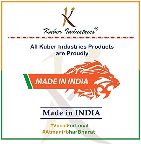 Kuber Industries flori metalice imprimate 3 sertare pliabile nețesute Dressing/bijuterii / machiaj Organizator Box-HS43KUBMART26848