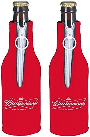 Budweiser King of Beers Bottle Sump Suport Cooler Kaddy Huggie Coolie Bud Set de 2