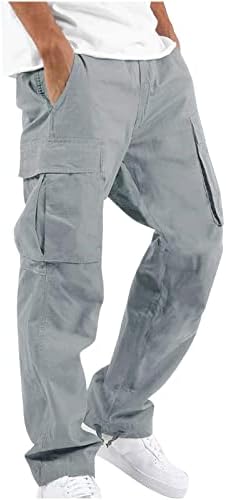 Pantaloni de marfă pentru bărbați Solid casual Buzunare multiple