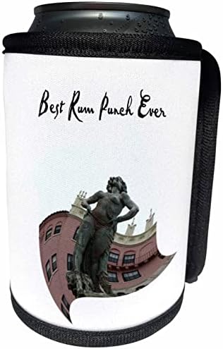 3Drose Image of Words Best Rum Punch vreodată cu statuie înclinată. - Poate o înveliș cu sticlă mai rece