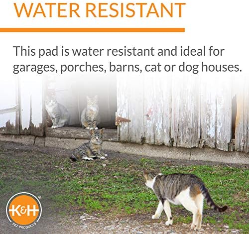 Produse pentru animale de companie K&H Lectro-soft încălzite în aer liber și pat de pisici, electric controlat termostatic