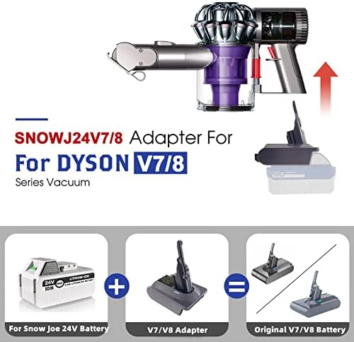 Adaptor De V7 Pentru Din Dyson V8/V7, Convertor Pentru Joe