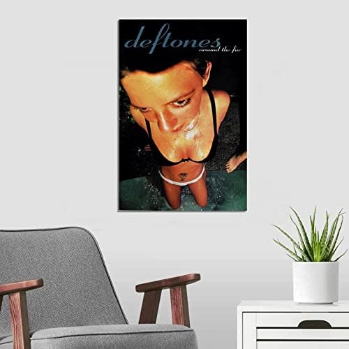 Deftone în jurul albumului de muzică de blană Canvas Art Poster and Wall Art Imaginea imprimeu Modern Family Bedroom Decor
