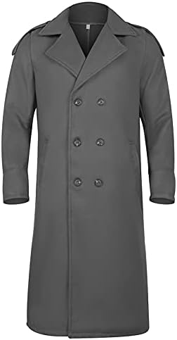 Jachete de fotbal American Iopqo pentru bărbați pentru bărbați de iarnă Fashion Birou Solid Culoare Solid Jacnă prelungită