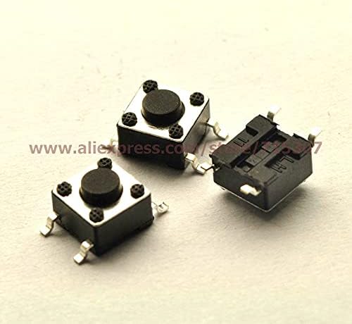 Phiscale 20pcs 6 * 6 * 4.5/6x6x4.5mm buton tactil Switch SMD 4PIN | Switches | -