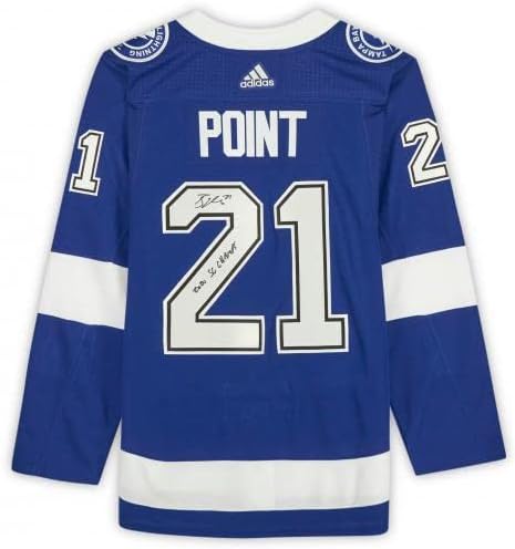 Brayden Point Tampa Bay Lightning Autografat Adidas Adidas Jersey cu inscripție „2020 SC Champs” - tricouri autografate NHL
