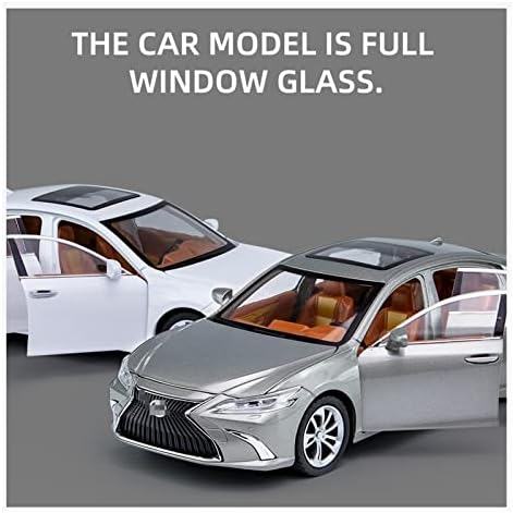Model de mașini de scară pentru Lexus ES300 Model de turnare a mașinilor din aliaj cu modele de mașină ușoară sonoră pentru