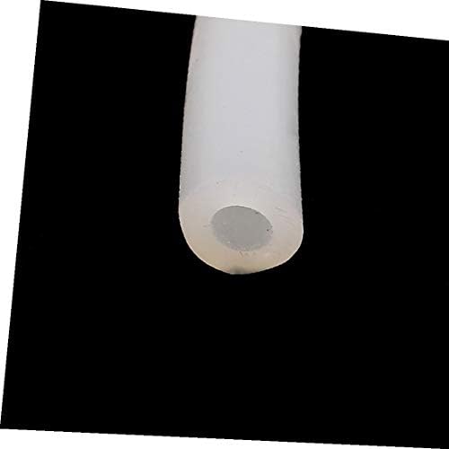 X-Dree 4mm x 8mm tub de silicon, conductă de furtun rezistent la temperatură rezistentă la temperatură de 1 metru (Tubo Flessibile