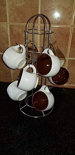 FinalDeals din oțel inoxidabil Cupa de cafea ceai de ceai suport pentru suport pentru cana 12 căni