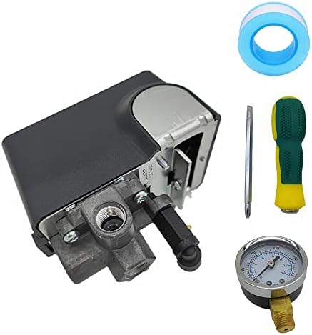 Yomoly 034-0228 Comutator de presiune compatibil cu compresor de aer Powermate/Craftsman 120-150 PSI w/Tool Kits
