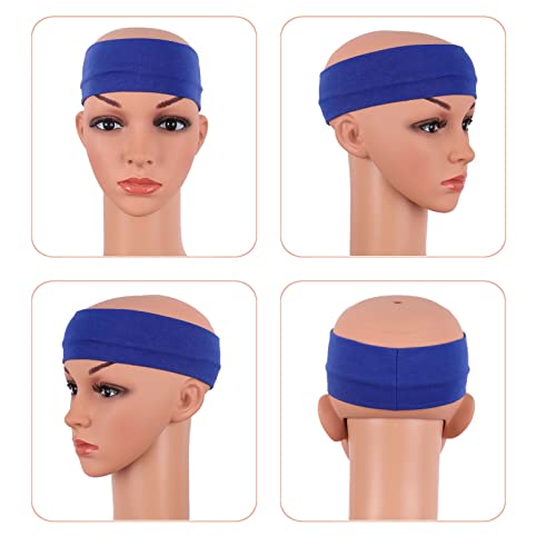 MapofBeauty 3 Pack Yoga Headbands Elastic Bumbac Cap Trupa Hairwarp Sport Rulează Exercitarea Gym