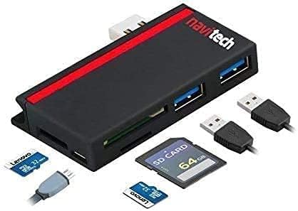 Navitech 2 în 1 Laptop / tabletă USB 3.0 / 2.0 Adaptor HUB / intrare Micro USB cu cititor de carduri SD/Micro SD Compatibil