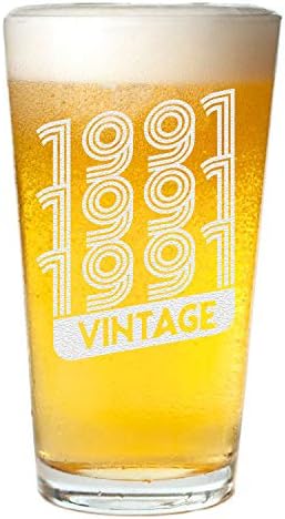 Veracco 1991 1991 1991 Vintage bere sticlă halbă 30 de ani CADOU Pentru el ei treizeci și fabulos
