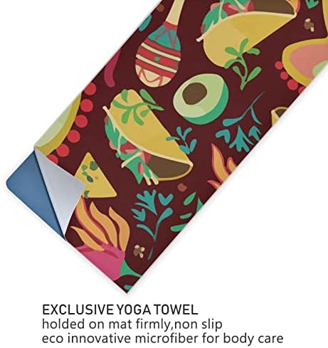 Augenstern Yoga Pătură Mexic-Picant-Taco Yoga Prosop Yoga Mat Prosop