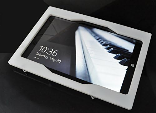 Tabcare compatibilă MS Surface 3 White Vesa Security Securitate cu kit de montare pe perete pentru chioșc, afișare de magazin, POS