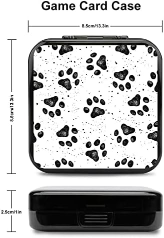 Carcasă de joc pentru câini Paw Game Compatibil cu Switch Case Holder Holder Box de depozitare Carcasă cu 12 sloturi