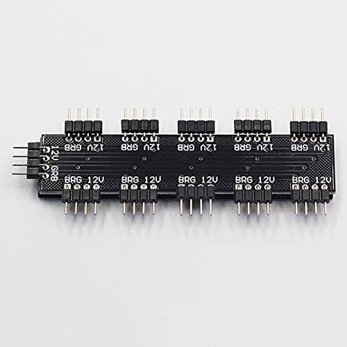 Conectori 1 până la 10 WAY 12V 4PIN PC CPU CPU RGB ROGB ROGERING CONTROLOR CONTROLER CU CABLĂ -