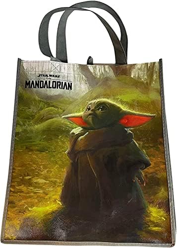 Parteneri de licențiere moștenitoare Star Wars Mandalorian Baby Yoda Grogu Copilul Bag mare reutilizabil