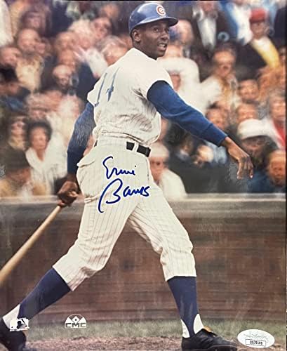 Ernie Banks Autographate 8x10 Baseball Photo - Fotografii MLB autografate