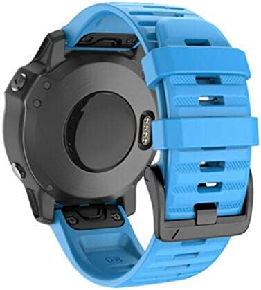 Fkimkf Silicon Quick Release Watchband pentru Garmin Fenix 7x 7 7S ceas EasyFit curea de bandă pentru încheietura mâinii pentru