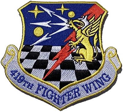 Squadron Nostalgia LLC 419th Fighter Wing Patch - Suport din plastic