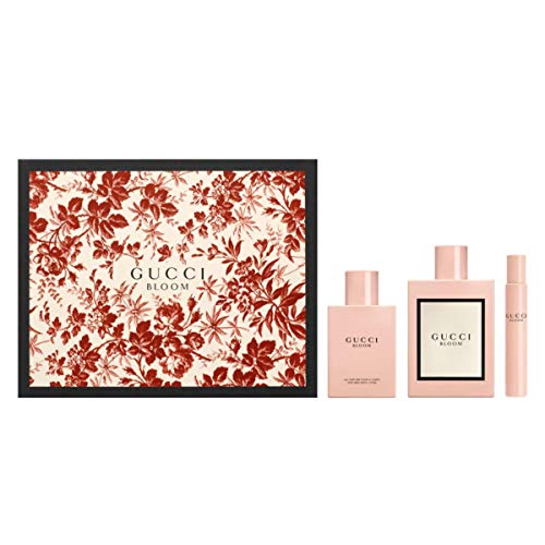 Gucci 3 piese Bloom Eau De Parfum Spray cadou Set pentru femei