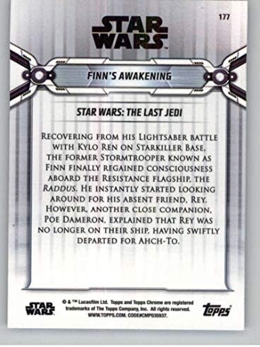 2019 Topps Chrome Star Wars Legacy 177 Finn's Awakening Card de tranzacționare