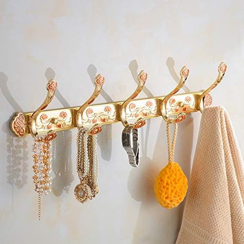 Cârlige de haina de finisaj din aur Sweejim pentru raft pentru raft haine de raft pentru umezie accesorii dormitor accesorii