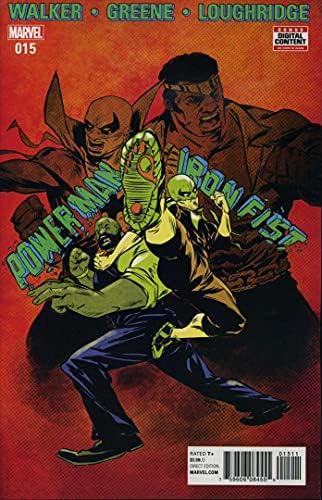 Power Man și Iron Fist 15 VF / NM; carte de benzi desenate Marvel