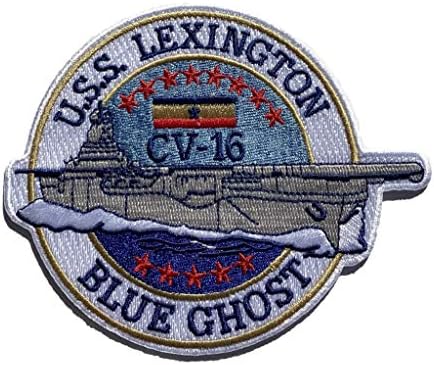 USS Lexington CV-16 Blue Ghost Patch-Coase, 4