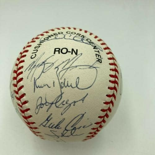 1995 Echipa Philadelphia Phillies a semnat baseball -ul oficial al Ligii Naționale - Baseballs autografate
