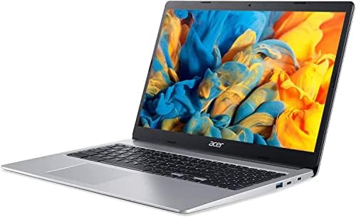 Acer 2022 15 inch HD IPS Chromebook, procesor Intel Dual-Core Celeron de până la 2,55 GHz, 4 GB RAM, 128 GB Stocare, WiFi Super-rapid