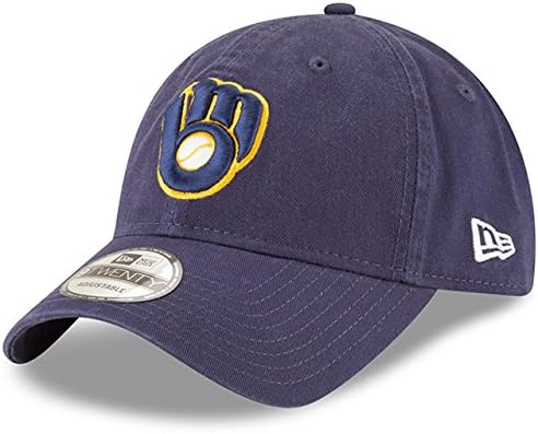 Noua eră Milwaukee Brewers Core Classic 9twenty capac reglabil pălărie Bleumarin 11591528