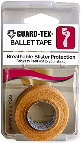 Guard-Tex Bej banda de balet - folie autoadezivă pentru deget de la picior pentru protecție flexibilă, rezistentă la transpirație