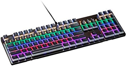 Monoprice MP810 Tastatură de jocuri mecanice optice - comutator roșu, RGB, Swingproof, Lightstrike - de Blackbird Gaming