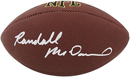 Randall McDaniel a semnat Wilson Super Grip Dimensiune Fotbal NFL - fotbal autografat