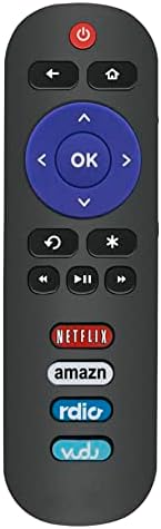 VINABTY Replacement Remote RC280 fit for TCL ROKU TV 40FS3750 55UP120 40FS4610R 65US5800 32S3800 28S3750 32S3700 55UP130 50UP130