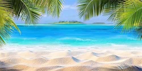 Yeele 20x10ft vară Ocean nisip plajă fundal pentru fotografie Hawaii Tropical Litoral fundal mare palmieri natura fundal vacanță