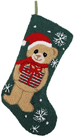 Alice Doria 21 „Stoc de Crăciun cu ursul agățat manual cu un model frumos detaliat