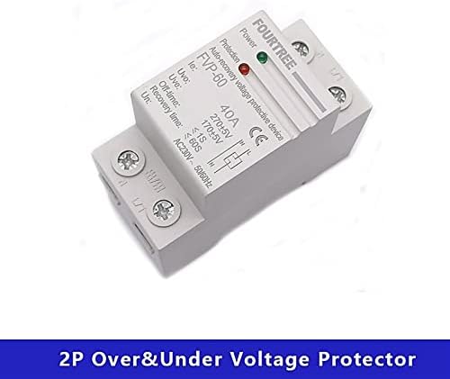 1PC-uri peste și sub tensiune dispozitiv de protecție automat automat Reconectare Reconectare Releu de protecție AC 220V DIN