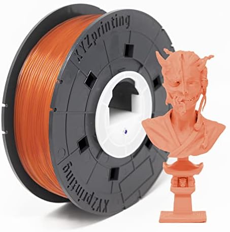 XYZPRINTING ABS 3D Filament de imprimantă, NFC, precizie dimensională +/- 0,02 mm, 600g spool, 1,75 mm, galben neon