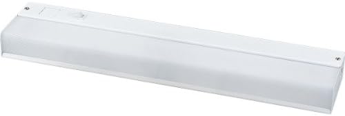 Progress Lighting P7017-30 difuzor acrilic alb și carcasă emailată albă pentru balast standard de 120 volți cu factor de putere