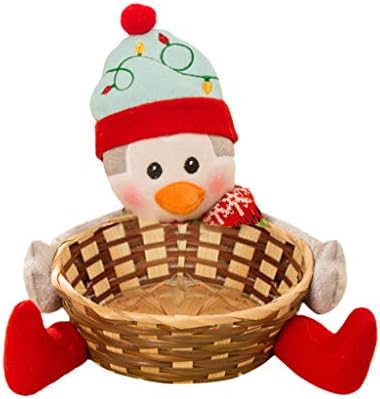 YaYiYa 9duo32 Crăciun bomboane coș de depozitare decorare Moș Crăciun coș de depozitare cadou