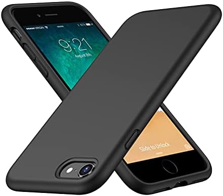 Carcasă IPETTRONG iPhone SE 2020/iPhone 7/iPhone 8, carcasă de gel lichid cu silicon greu de gel lichid cu pernă de pânză de