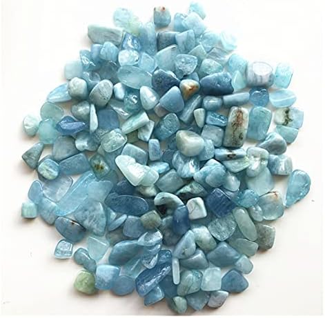 LAAALID XN216 50g 8-12mm naturale acvamarin cuarț pietriș cristal piatra Rock Chips Specimen Norocos pietre naturale și minerale