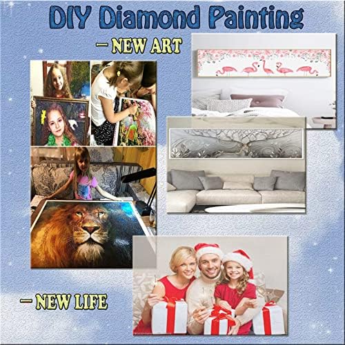 Diamond Art Unicorn Starry Sky Sky Diamond Painting Picting pentru copii/adulți, DIY 5D pietre de găurit complete vopsea cu