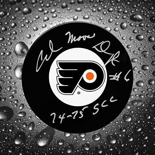 Andre Dupont Philadelphia Flyers SC ani puc autografat-autografat NHL Pucks