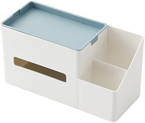 Cutie de prosop de hârtie GeniGW, living, telecomandă, cutie de depozitare pe desktop, sertar de hârtie, cutie de depozitare