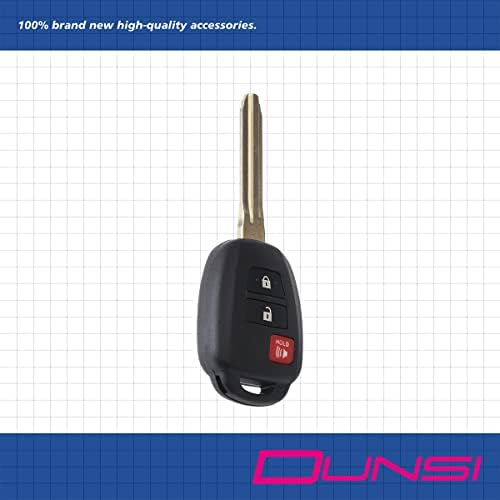 OCESTORE cheie Auto FOB HYQ12BDM control fără cheie intrare vehicule la distanță înlocuire 3 buton Compatibil cu RAV4 2013