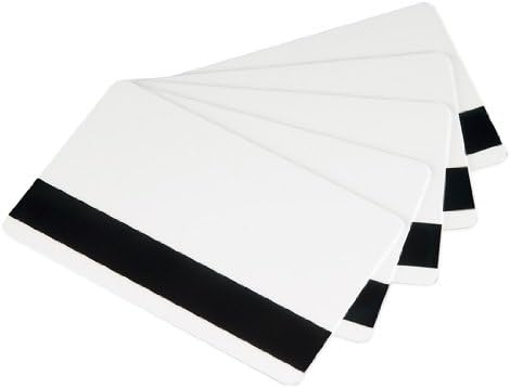 ID Zone Premium Alb alb Blank CR80 30 mil Carduri din PVC cu coercitivitate mare Mag- 500 pe pachet IDZ-CR8030HI